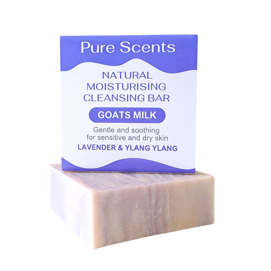 Goats Milk Soap: Lavender & Ylang Ylang - Pure Scents