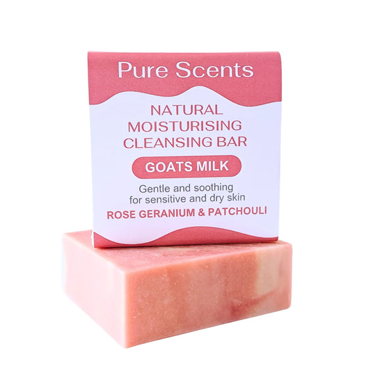 Goats Milk Soap: Rose Geranium & Patchouli - Pure Scents
