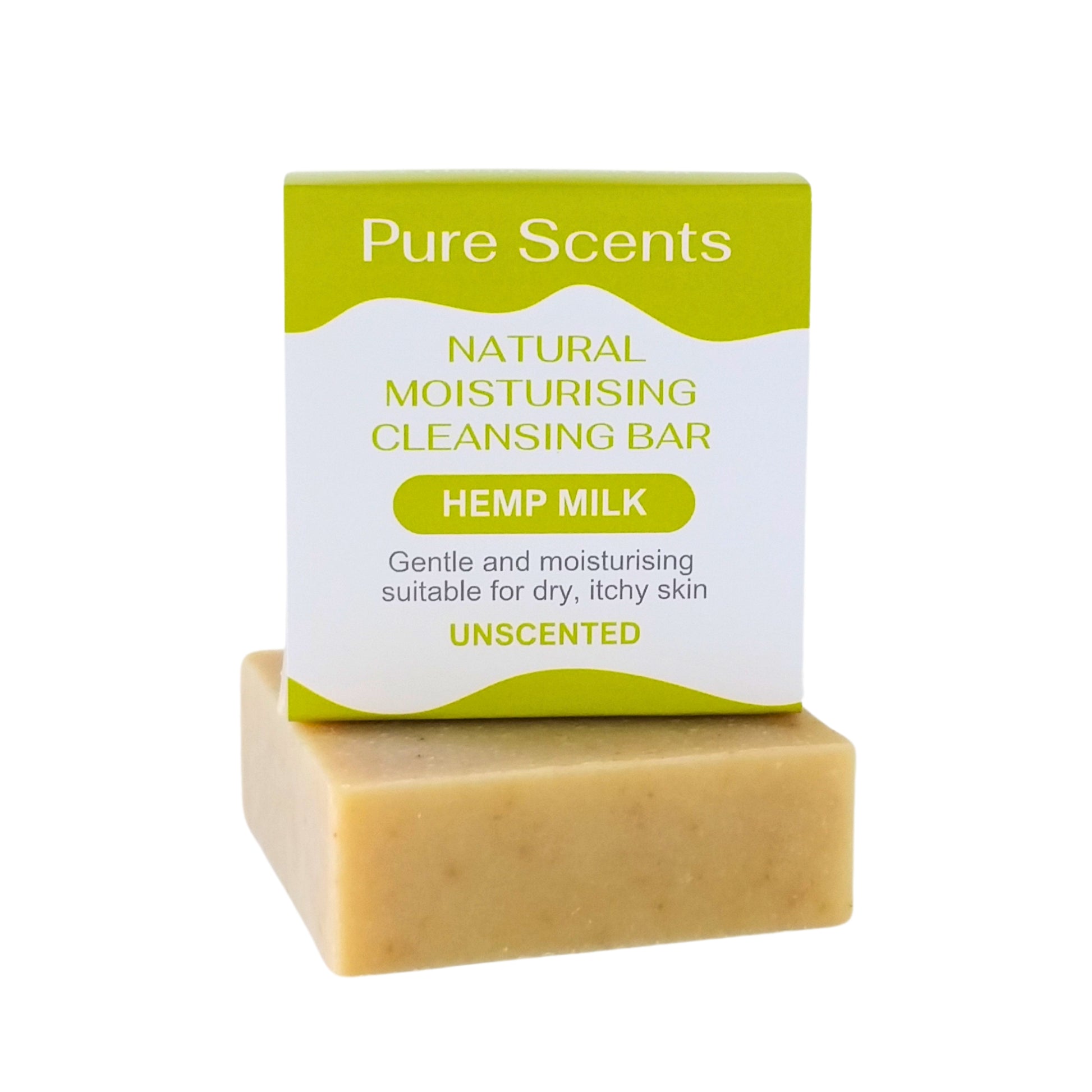 Hemp Milk Soap Bar - Unscented - Pure Scents